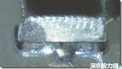 不沾錫，空焊不沾錫