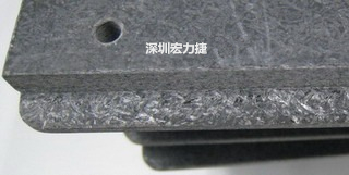 可加工性的合成石，可以用CNC洗出想要的形狀與機構(gòu)，可以媲美鋁合金