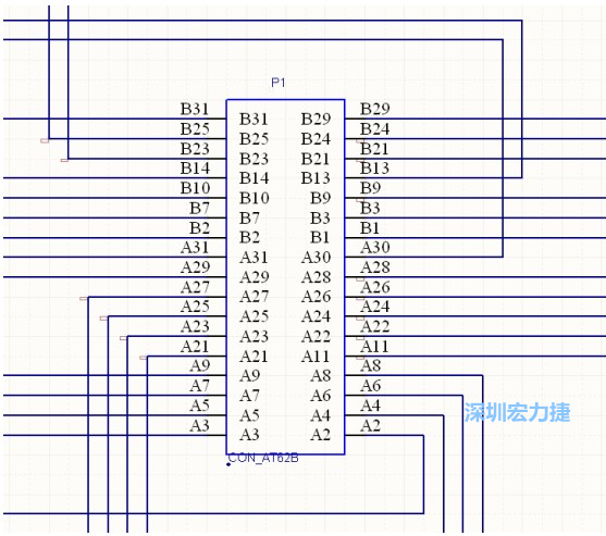 雙擊 1.SchDoc，文件可以被正常打開，下圖是其中的一部分：