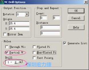 轉(zhuǎn)完Gerber后，接著還需轉(zhuǎn)鉆孔，通孔和盲、埋孔的轉(zhuǎn)法有所不同，轉(zhuǎn)通孔只須點(diǎn)擊Add，在彈出的窗口Document Name輸入文件名