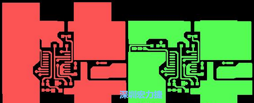 此操作可使文件中大部分的焊盤輸出后仍為焊盤，不會(huì)成為線性焊盤，并且不會(huì)產(chǎn)生像下圖一樣的短路情況