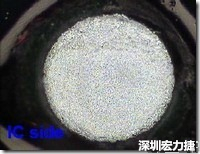 紅墨水染紅測(cè)試分析-IC面，允收