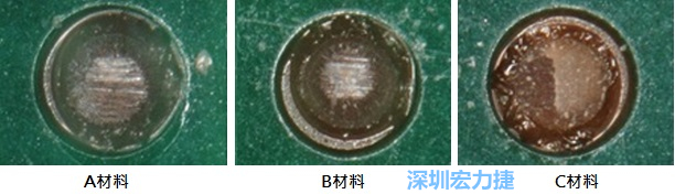 圖14- 冷球拉力試驗后，光學(xué)顯微鏡下的失效模式