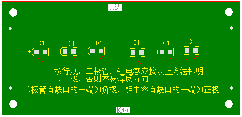 關(guān)于二極管、鉭電容的極性標(biāo)注